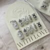Series 600 Luxury Series Press On Nails(style-Medium Coffin/ballerina) - Image 8