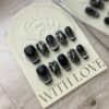 Series 600 Luxury Series Press On Nails(style-Medium Coffin/ballerina) - Image 3