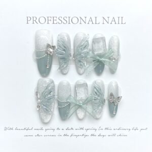 At Home DIY Manicure Artificial Fake Nails Press On Nails