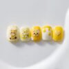 5D Cute Honey Bear Embossed Nail Sticker - Image 2
