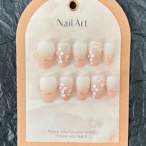 Peach Blossom Short Coffin/Ballerina - Image 2