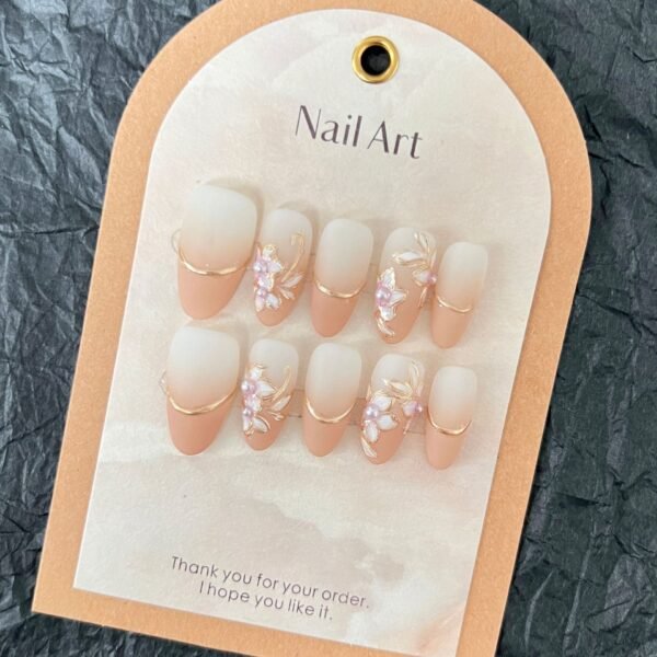 Peach Blossom Short Coffin/Ballerina - Image 5