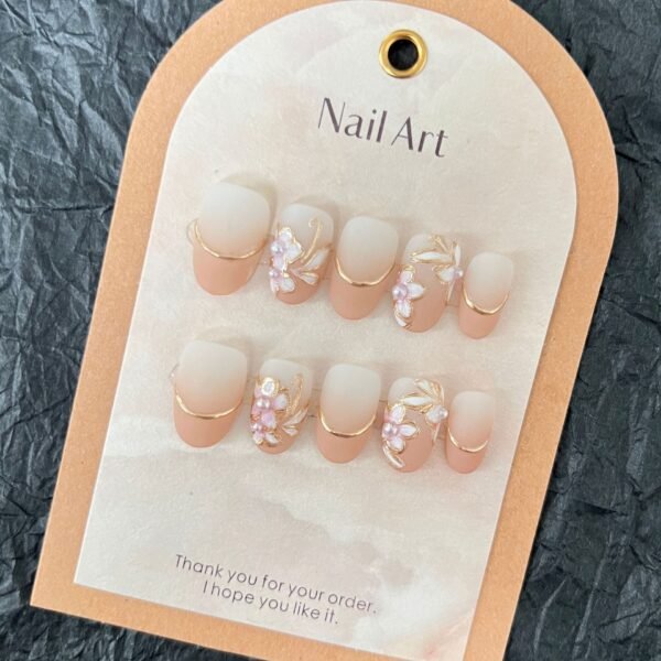 Peach Blossom Short Coffin/Ballerina
