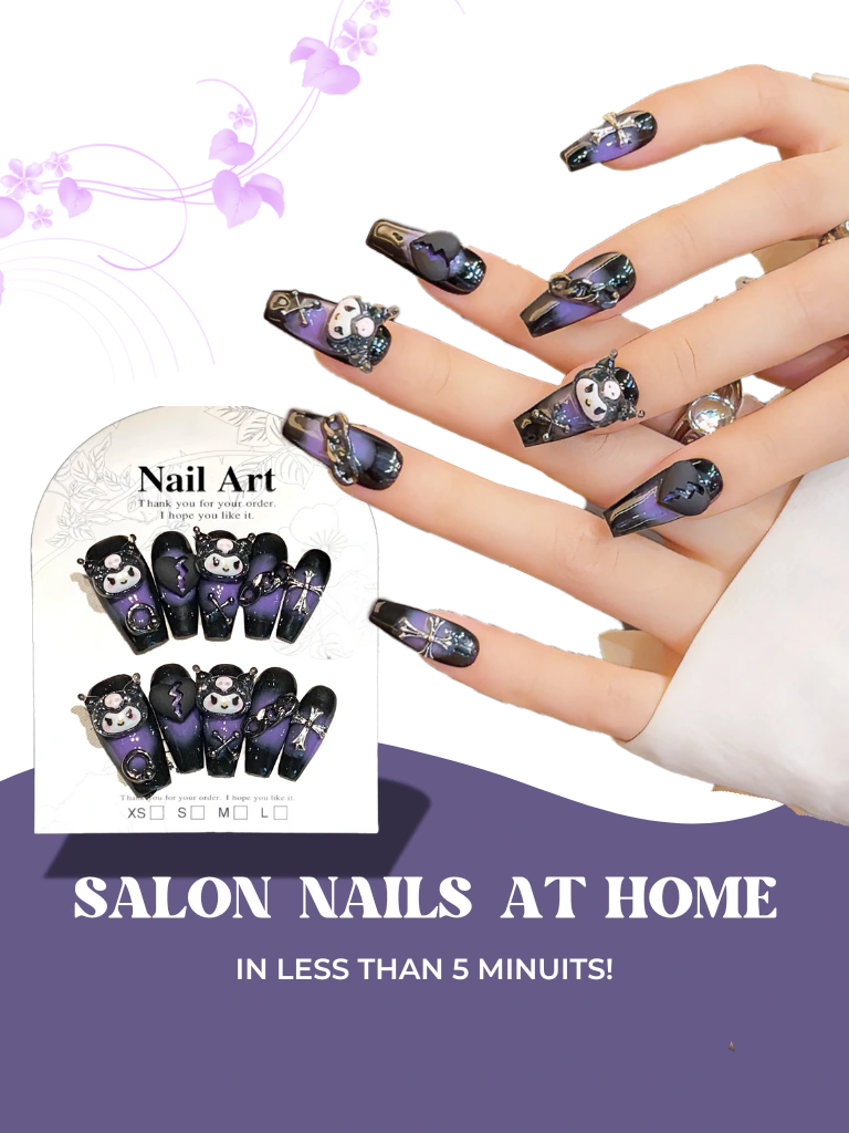 press on nails false nails banner